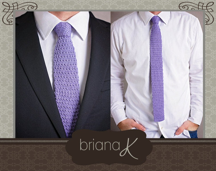 KNIT PATTERN Knit Pattern Men's Tie Instant Download, Knit Men's Tie- Wakefield Design for Men, Men's Accessory, Business Attire, Men's Gift