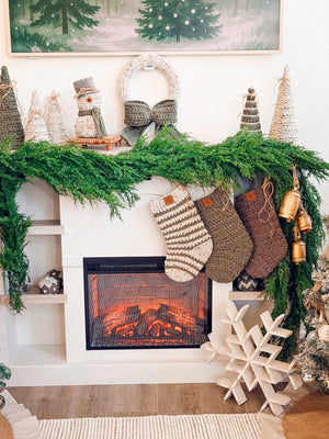 CROCHET PATTERN + VIDEO Wheat Stitch™ Crochet Christmas Stocking Pattern, Handmade Holiday Mantel Diy Crochet Stocking, Beginner Friendly