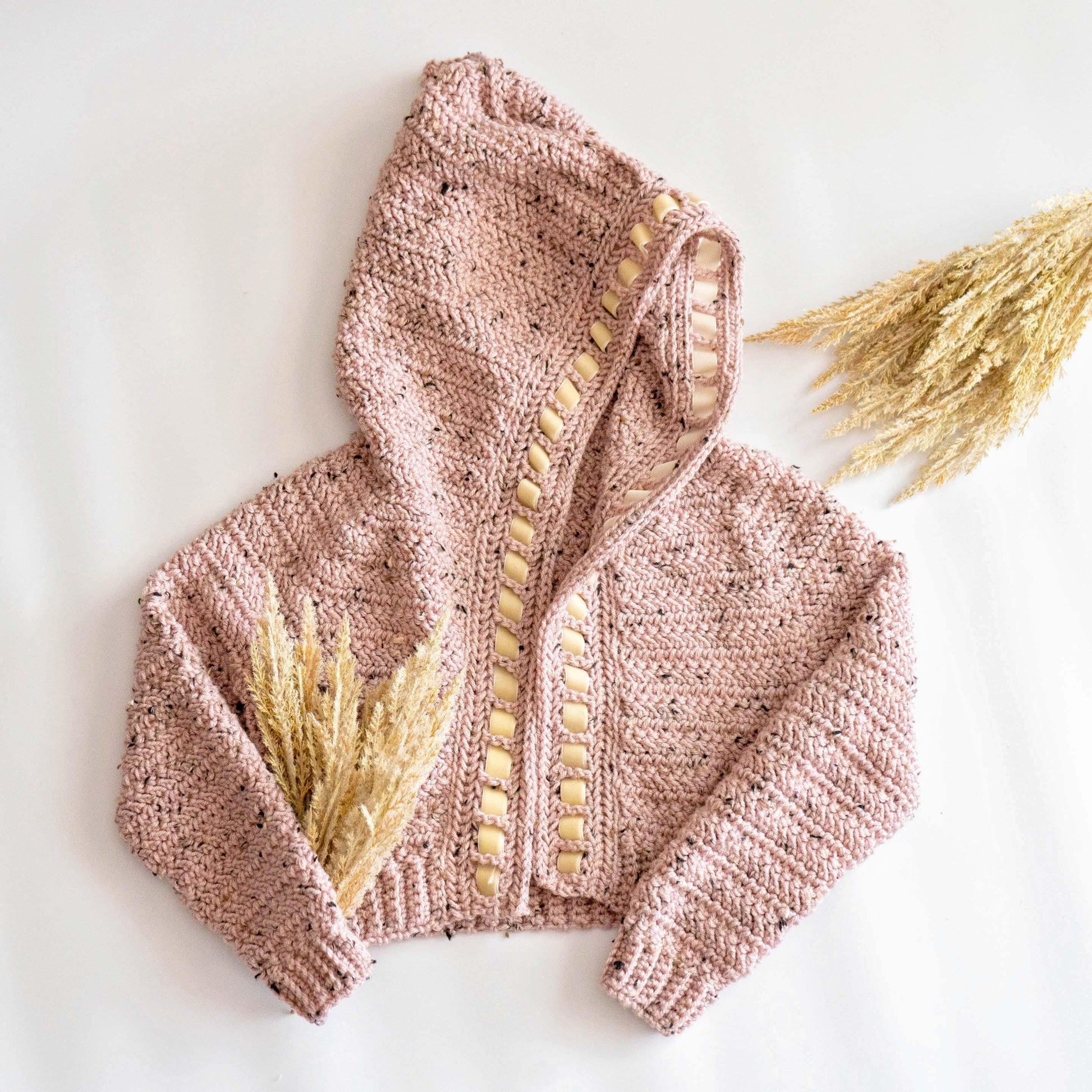 CROCHET PATTERN + VIDEO Cascade Child Cardigan Crochet Pattern, Kids Crochet Cardigan Pattern in Sizes 1 Year to 12 Years.
