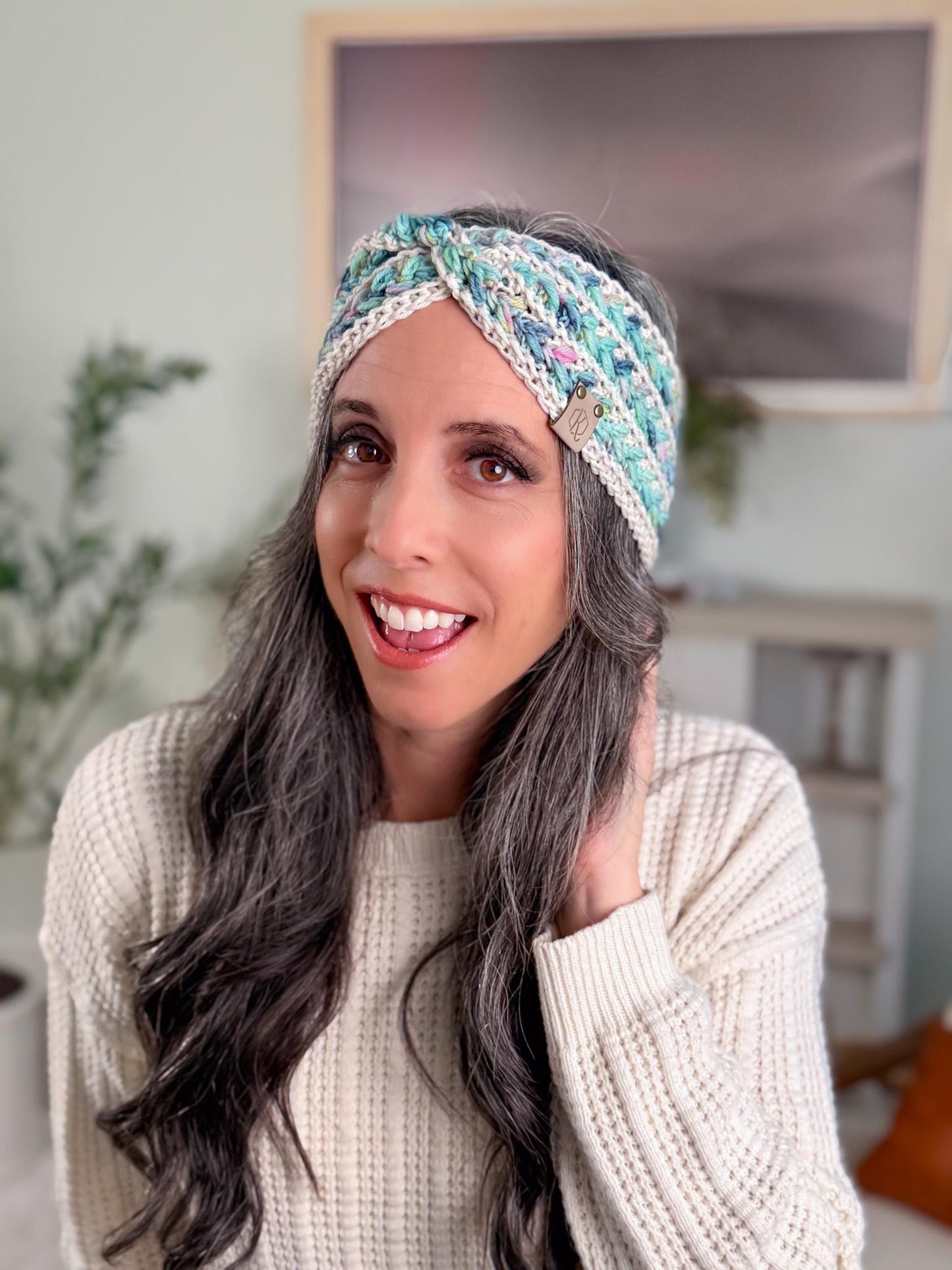 CROCHET PATTERN + VIDEO Wheat Stitch Earwarmer Crochet Pattern Pdf Headband Instant Download | 7 Sizes Baby to Adult | Beginner-Friendly