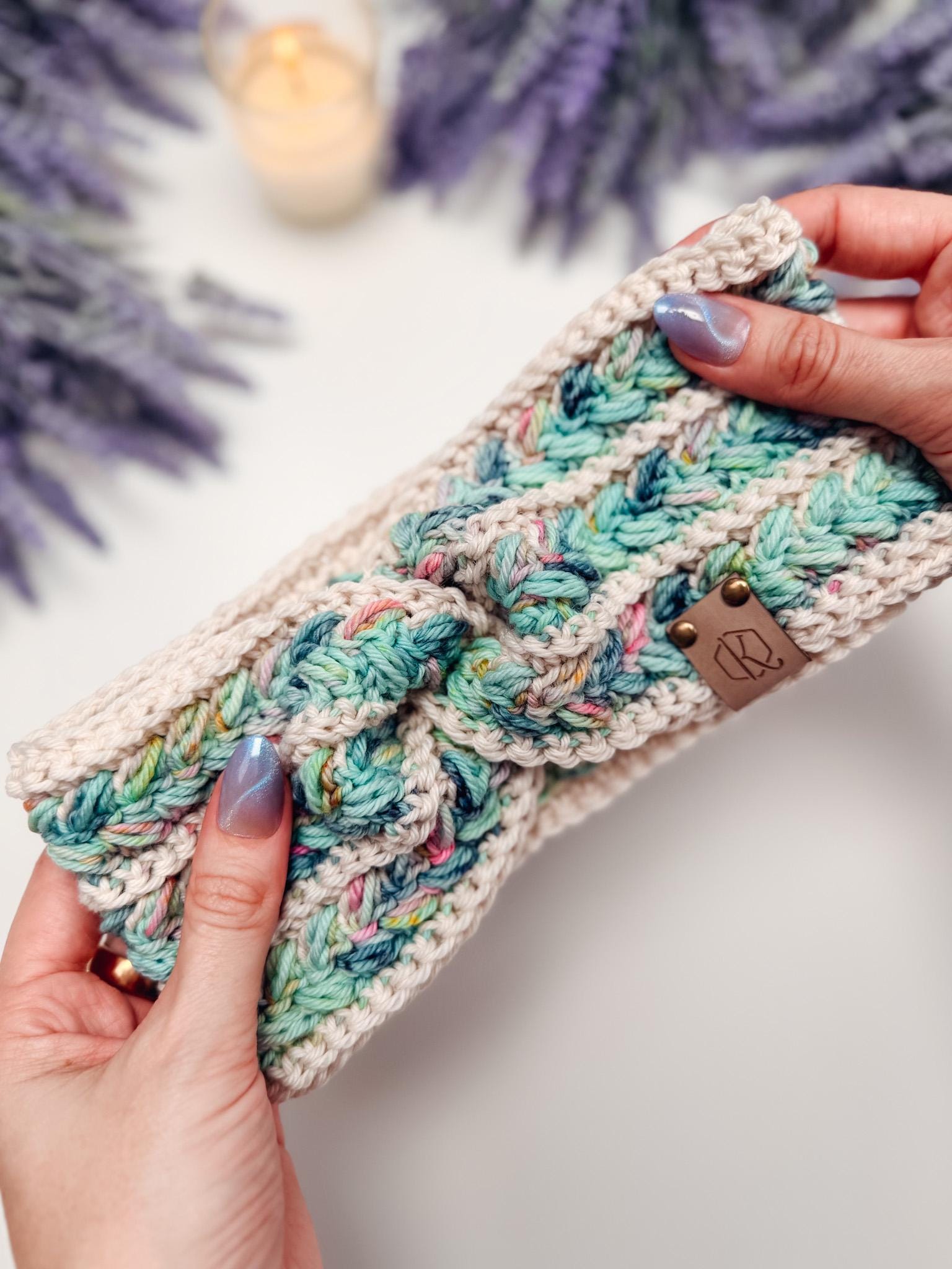 CROCHET PATTERN + VIDEO Wheat Stitch Earwarmer Crochet Pattern Pdf Headband Instant Download | 7 Sizes Baby to Adult | Beginner-Friendly