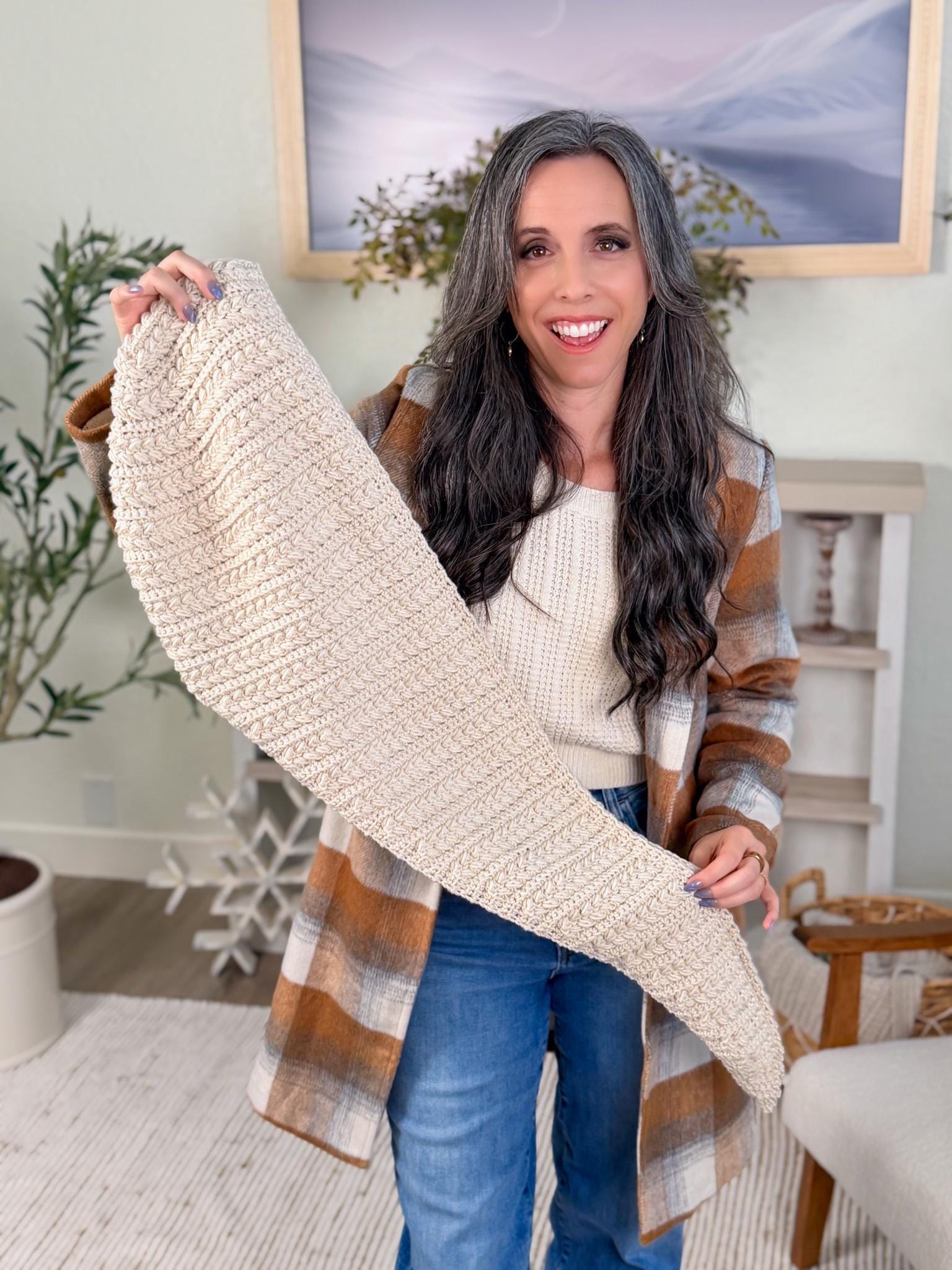 CROCHET PATTERN + VIDEO Wheat Stitch™ Hooded Scarf Crochet Pattern Hood Scarf Pdf Winter Accessory Wrap + Video Tutorial