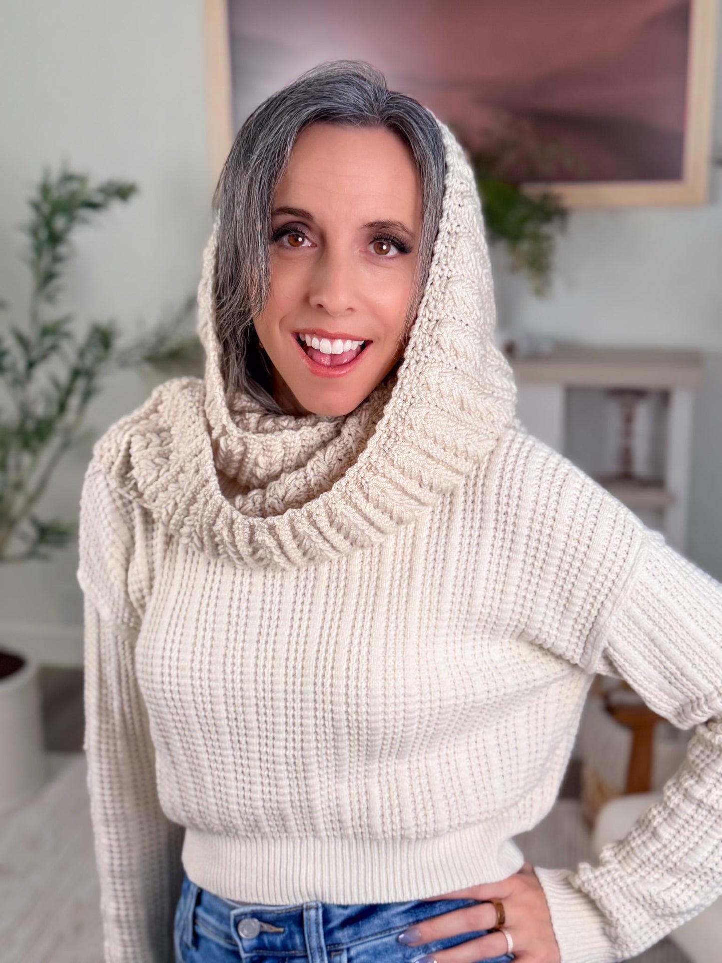 CROCHET PATTERN + VIDEO Wheat Stitch™ Hooded Scarf Crochet Pattern Hood Scarf Pdf Winter Accessory Wrap + Video Tutorial