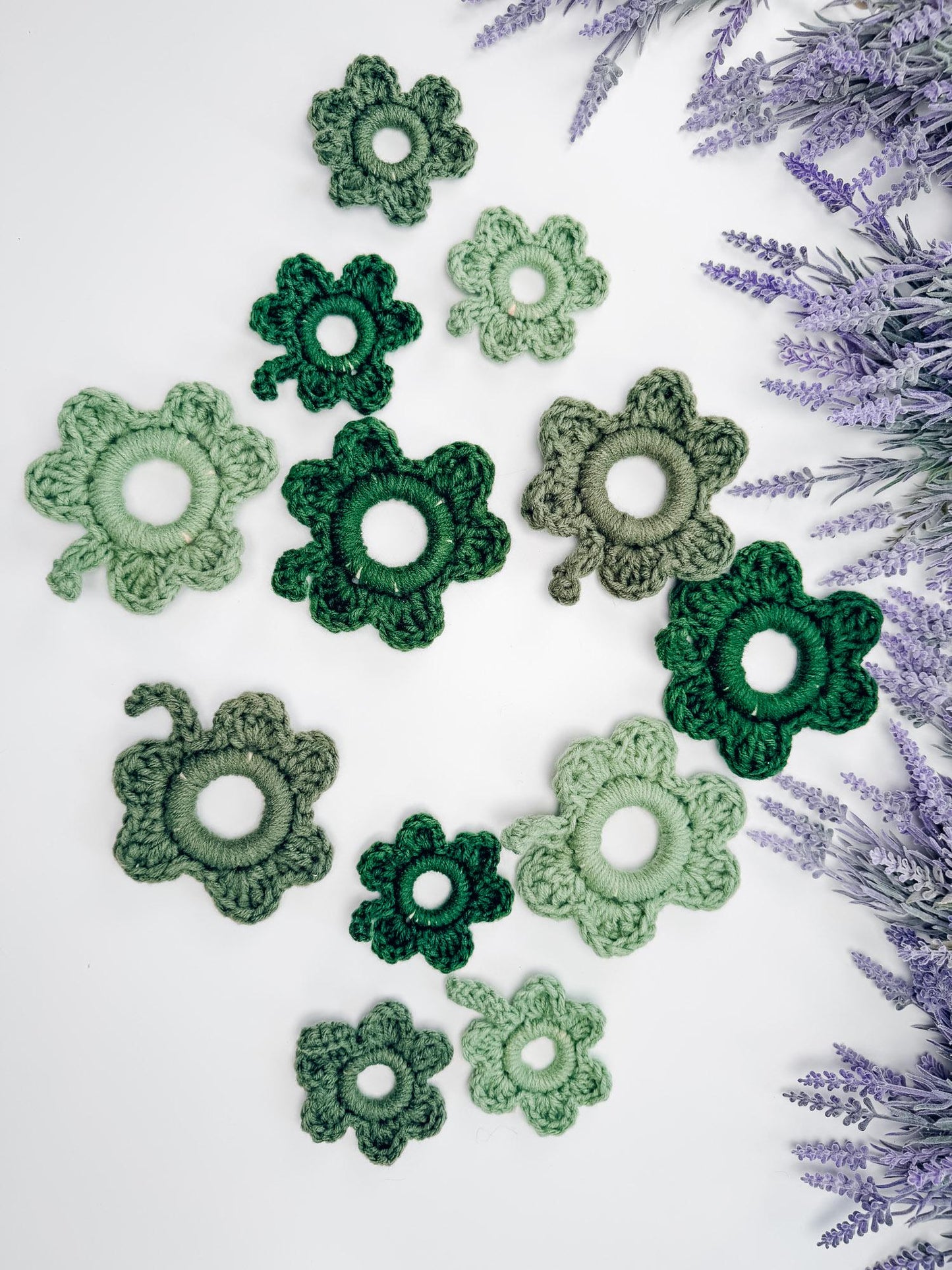 CROCHET PATTERN + VIDEO Lucky Shamrock Garland Pattern | St Patrick’s Day Crochet Decor, Lucky Clover Bunting, Easy Crochet Shamrock Pattern