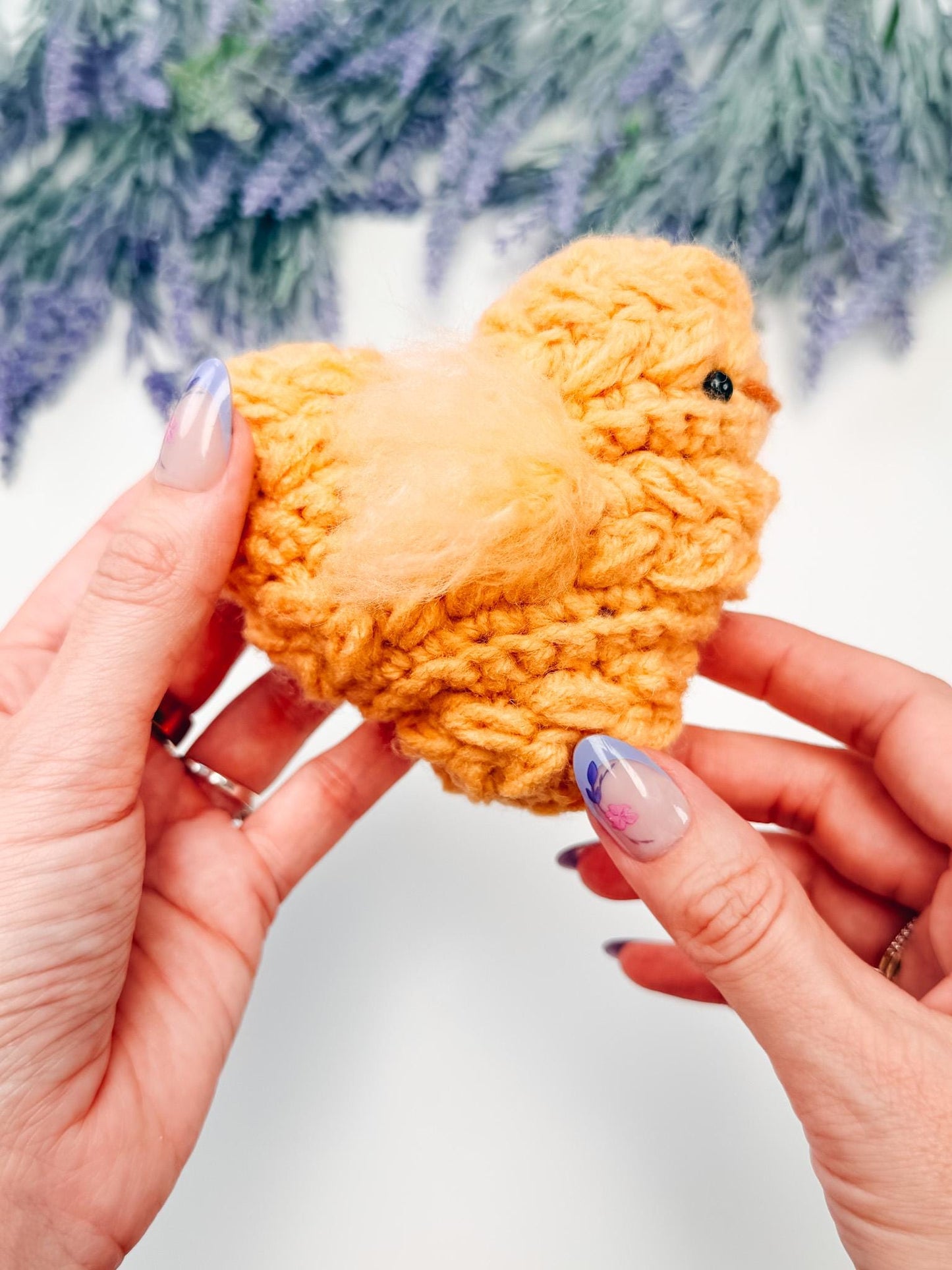 CROCHET PATTERN + VIDEO Wheat Stitch Crochet Chick Pattern | Easter Amigurumi, Farm Decor (Pdf Download)