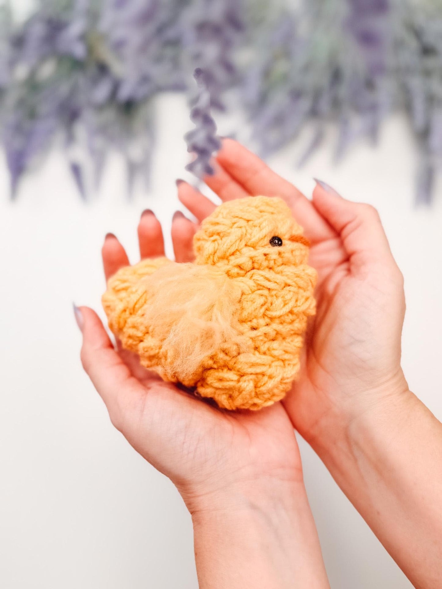 CROCHET PATTERN + VIDEO Wheat Stitch Crochet Chick Pattern | Easter Amigurumi, Farm Decor (Pdf Download)