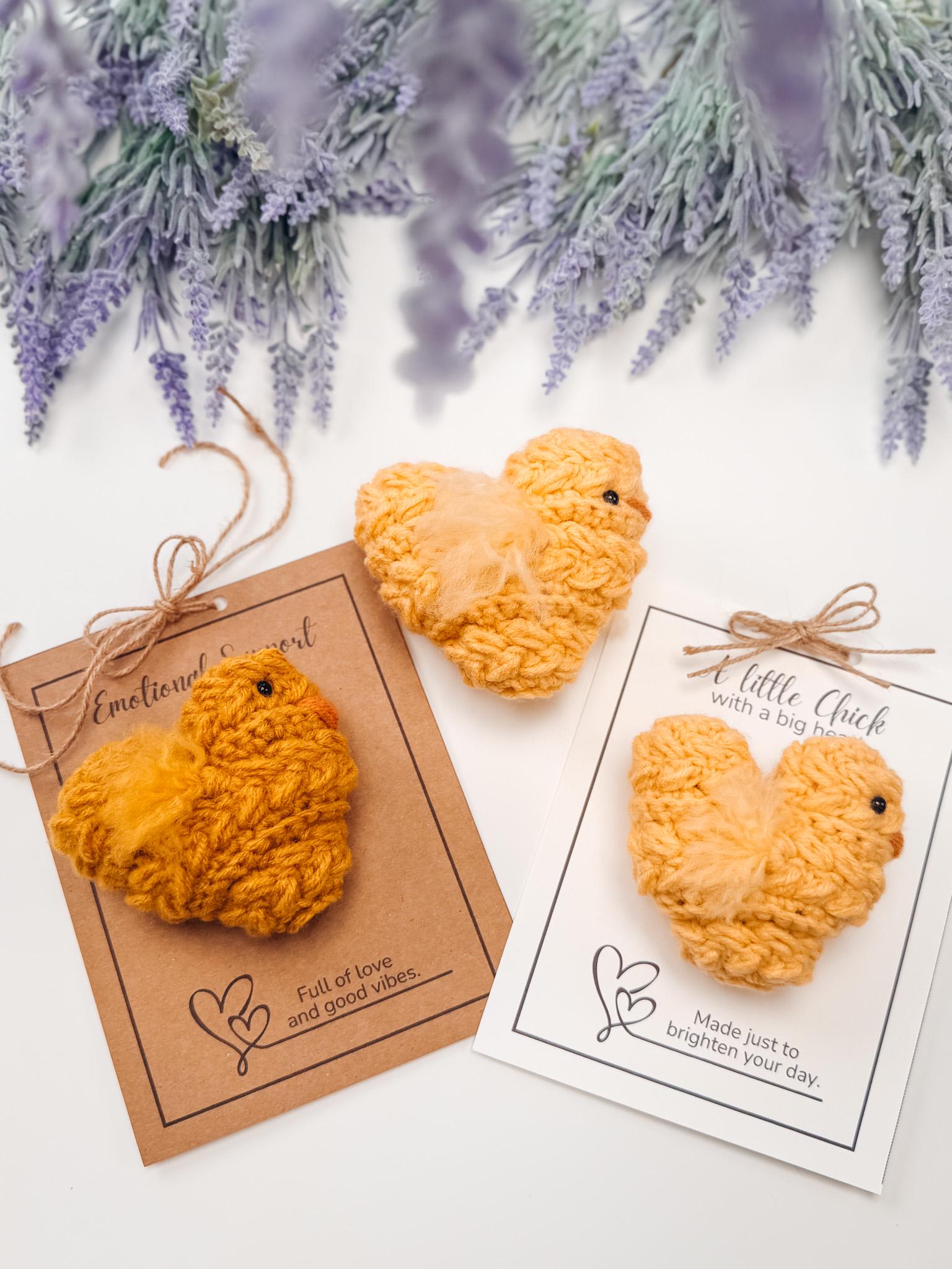 CROCHET PATTERN + VIDEO Wheat Stitch Crochet Chick Pattern | Easter Amigurumi, Farm Decor (Pdf Download)