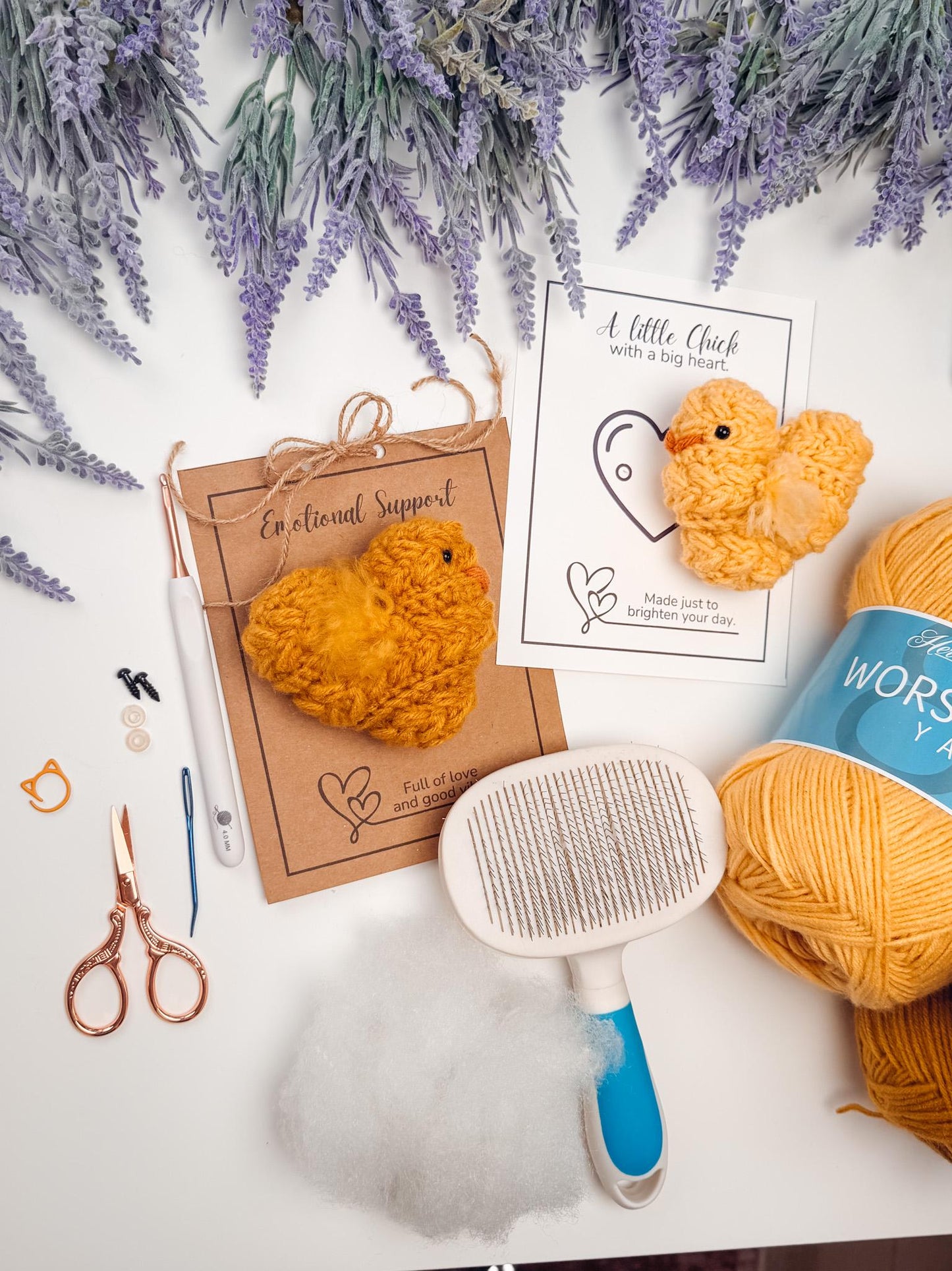 CROCHET PATTERN + VIDEO Wheat Stitch Crochet Chick Pattern | Easter Amigurumi, Farm Decor (Pdf Download)