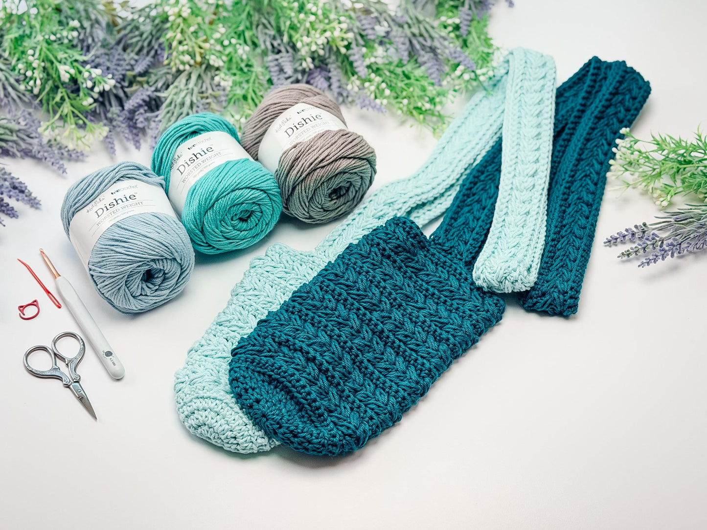 CROCHET PATTERN + VIDEO Wheat Stitch Water Bottle Holder | Textured Puff Stitch | 2 Sizes | Hands-Free Carrier | Instant Pdf Download
