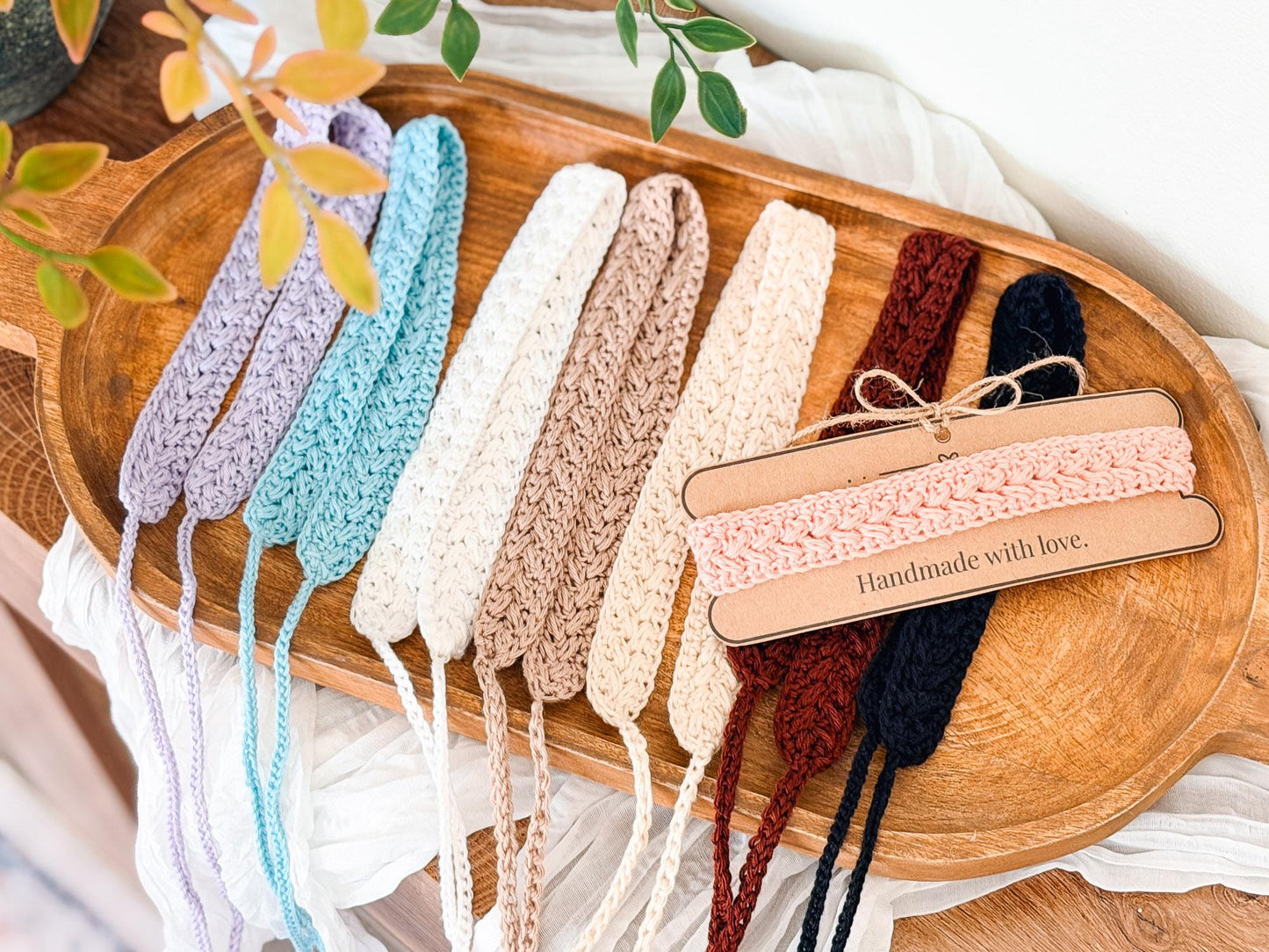 CROCHET PATTERN + VIDEO Wheatfield Headband | Wheat Stitch Hair Accessory | Adjustable One Size | Quick Easy Gift | Instant Pdf Download