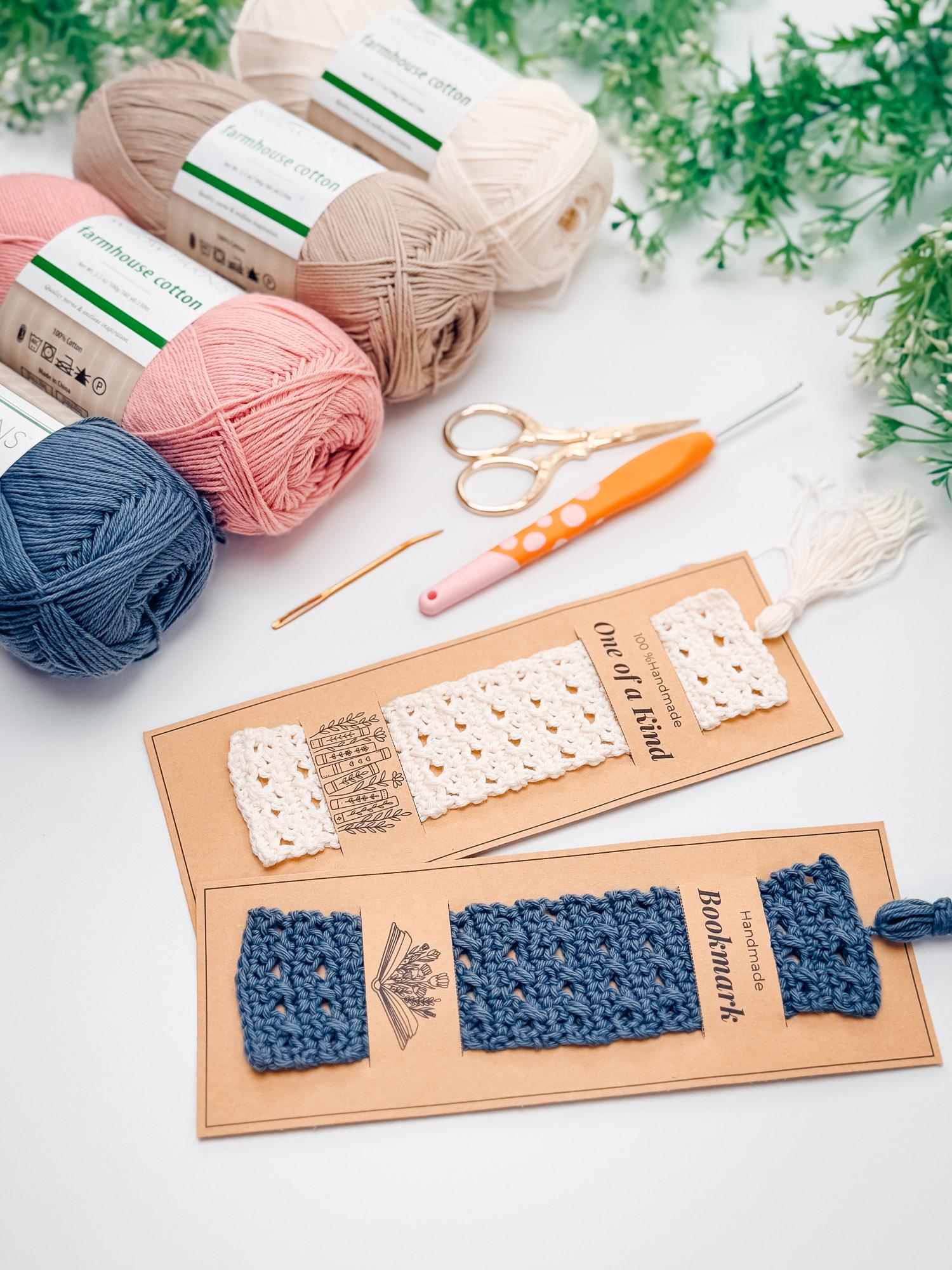 CROCHET PATTERN + VIDEO Reed Crochet Bookmark | Reed Crossover Stitch | Easy Lace Texture | Gift for Readers | Instant Pdf Download