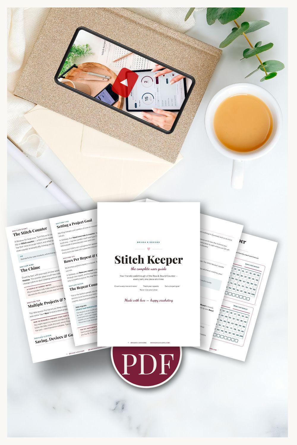 Stitch Keeper: The Row & Round Counter That Remembers Your Place