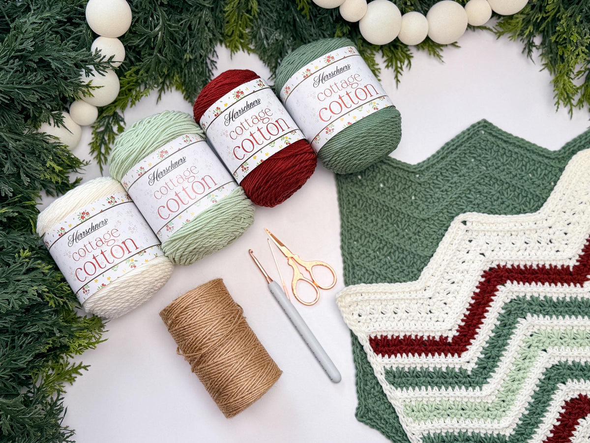 CROCHET PATTERN + VIDEO Chevron Petal Loop Washcloth | Christmas Gift | Cotton Dishcloth | Easy Holiday Make | Instant Pdf Download
