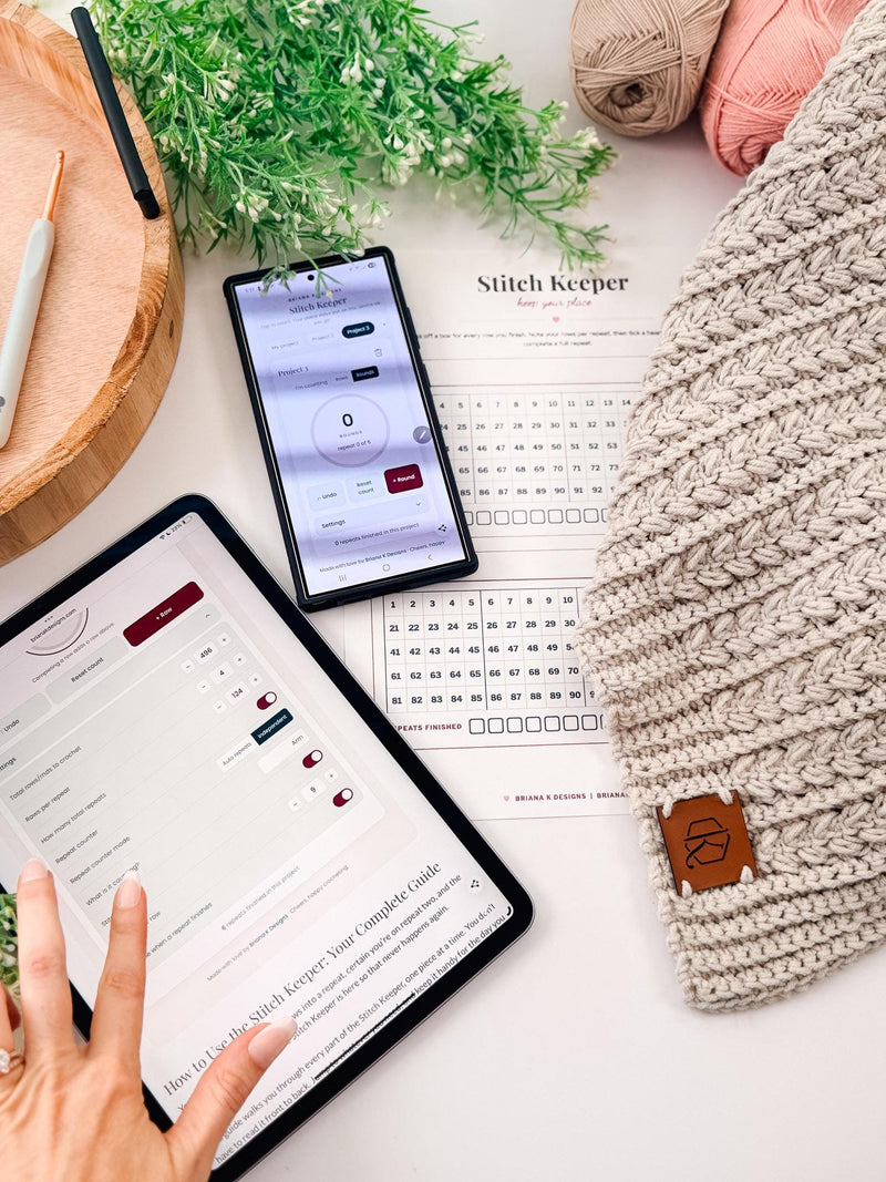 Stitch Keeper: The Row & Round Counter That Remembers Your Place
