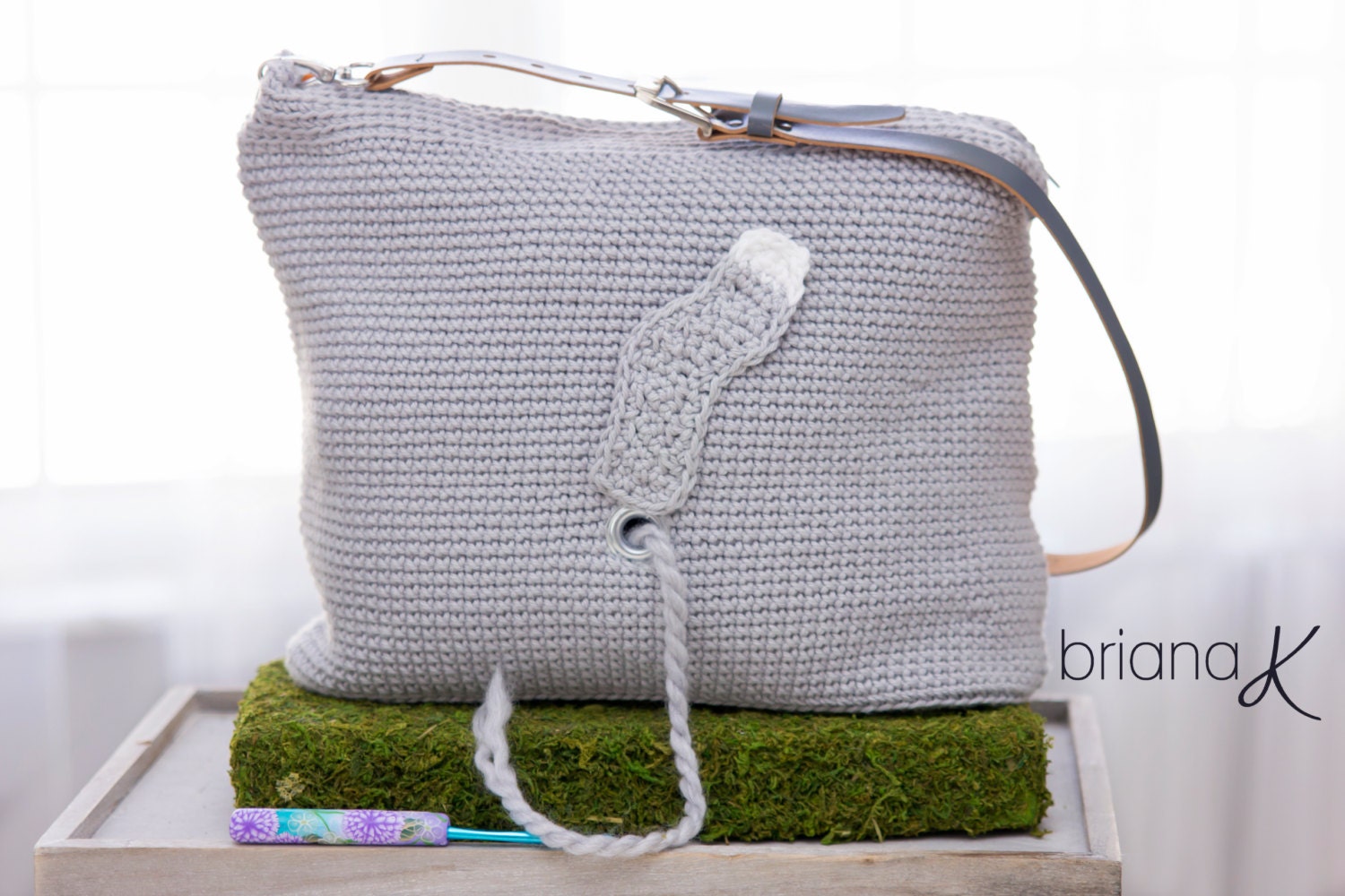 CROCHET PATTERN Cat Yarn Crafter Bag Crochet Pattern. Perfect for organizing your yarn! Purse, Tote, Instant PDF Download