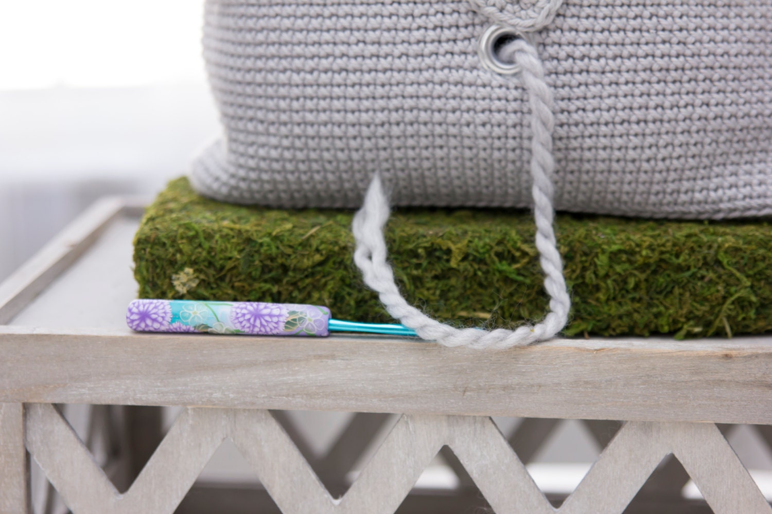 CROCHET PATTERN Cat Yarn Crafter Bag Crochet Pattern. Perfect for organizing your yarn! Purse, Tote, Instant PDF Download