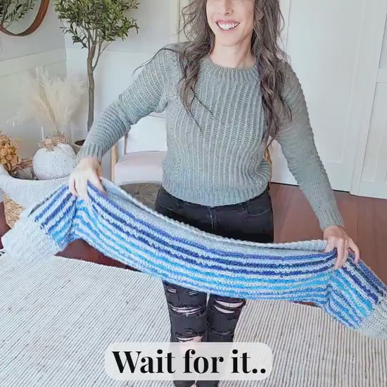 CROCHET PATTERN Winter Freeze Mosaic Crochet Blanket Pattern, Instant Download Crochet Pattern in Lots of Sizes