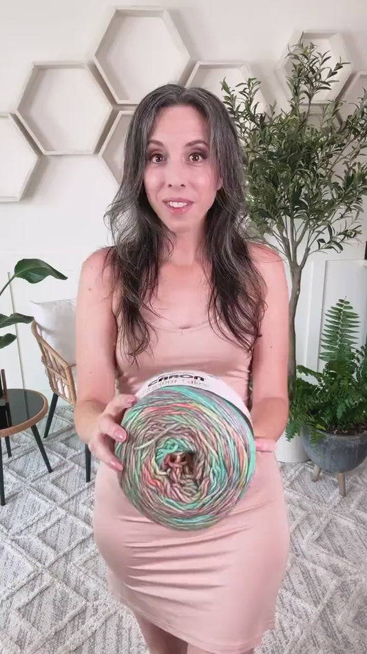 CROCHET PATTERN + VIDEO Classic Granny Crochet Dress Pattern. Extra Bonus Guide to use any weight of yarn. Includes color inspiration.