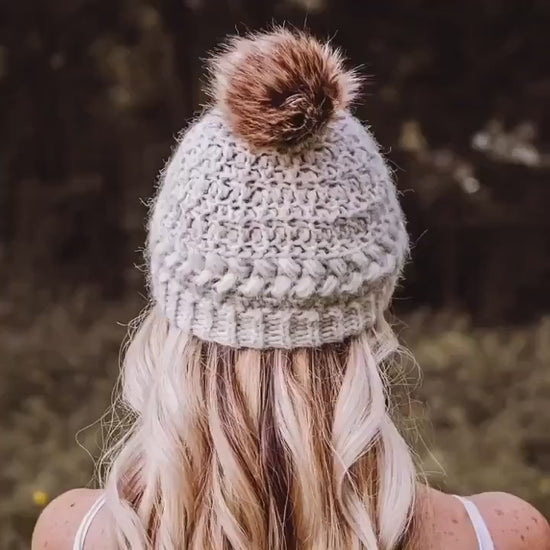 CROCHET PATTERN + VIDEO Macchiato Beanie Hat Crochet Pattern, Toque Beanie in sizes Baby, toddler, Child, Teen, Adult How To Pattern