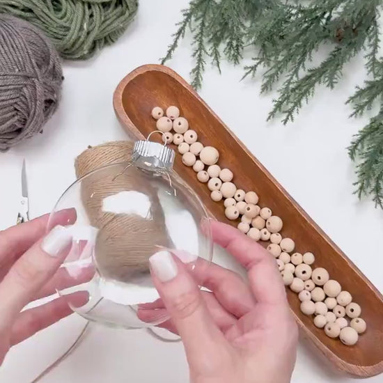 CROCHET PATTERN + VIDEO How to Crochet A Granny Hexagon Christmas Ornament. Instant Digital Download Pattern - Easy Bauble
