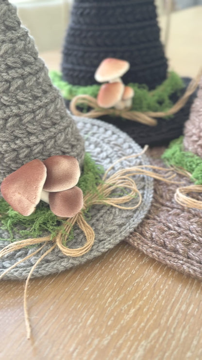 Spells and Spills Crochet Collection | 2 Patterns | Witch Hat + Wine Glass Cover | PDF