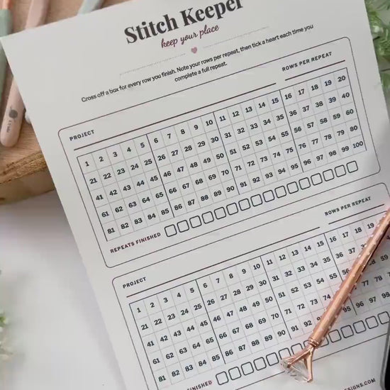 Stitch Keeper: The Row & Round Counter That Remembers Your Place
