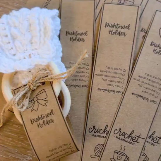CROCHET PATTERNS + VIDEO Crochet Kitchen Decor Pattern Bundle, Wheat Stitch™ Scalloped Home Collection 4 Pattern Quick Crochet Set for Decor