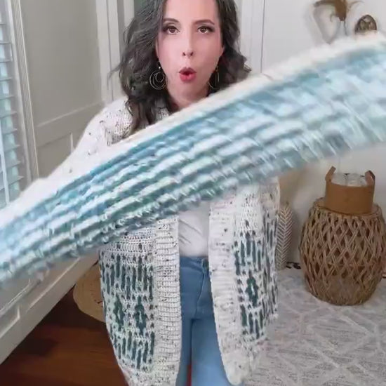 CROCHET PATTERN + VIDEO Mosaic Crochet Blanket Pattern, Wish Upon A Star Blanket, Video Tutorial for Learning Mosaic Crochet, 14 Sizes