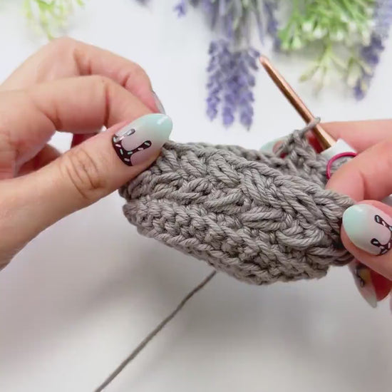 CROCHET PATTERN + VIDEO Wheat Stitch Water Bottle Holder | Textured Puff Stitch | 2 Sizes | Hands-Free Carrier | Instant Pdf Download