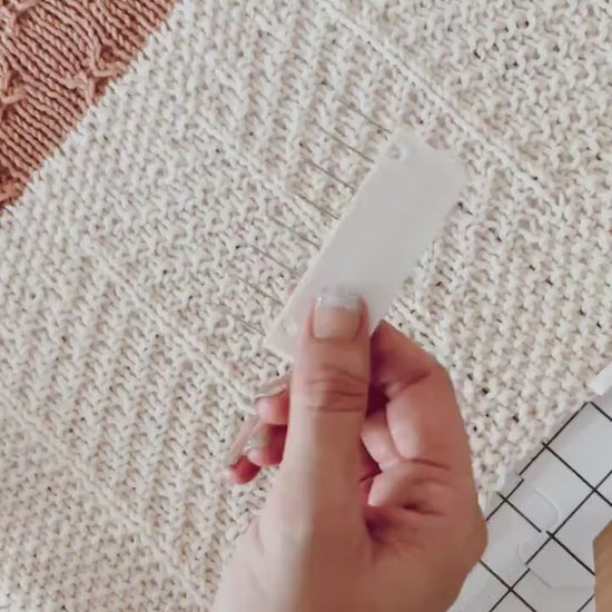 KNIT PATTERN + VIDEO Sampler Textured Knit Blanket, Downloadable Pdf, Learn to Make a Knit Textured Blanket with a Video Tutorial