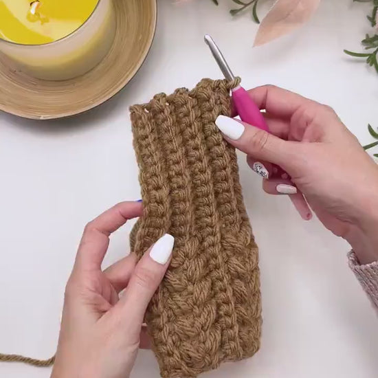 CROCHET PATTERN + VIDEO Crochet Pattern Wheat Stitch™ Easter Bunny Basket, Easter Home Decor, Pdf Download + Video Tutorial