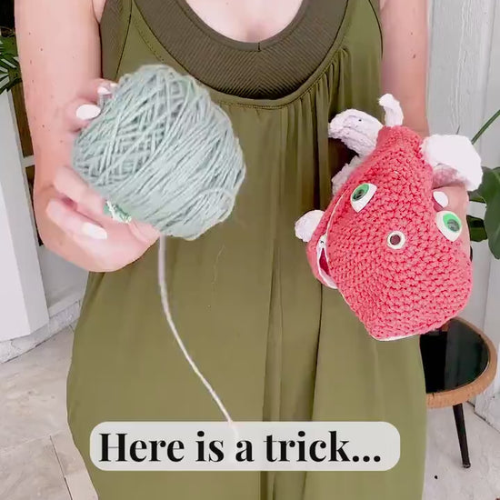 CROCHET PATTERN Fish Yarn Crafter Bag Wristlet Crochet Pattern, Purse, Tote, Instant Download